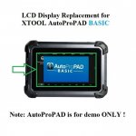 LCD Screen Display Replacement for XTOOL AutoProPAD Basic